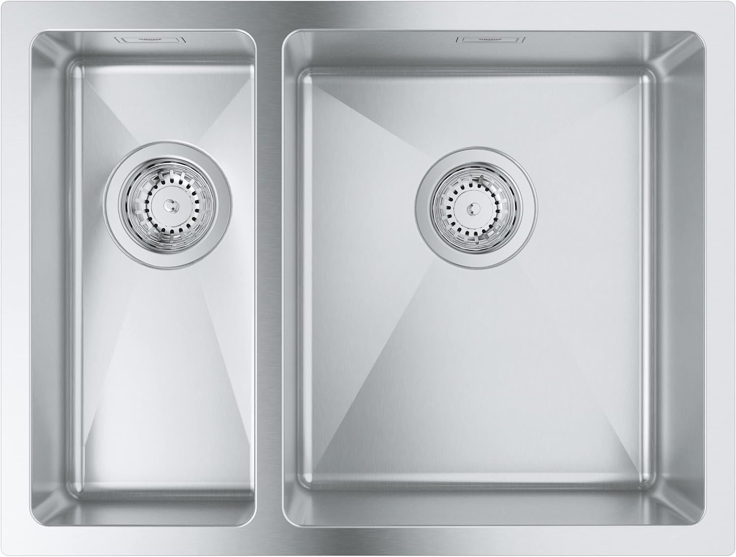 GROHE K700U | 1.5 bowl | Kitchen Sink - undermount, top mount or flush mount | included: waste kit, basket strainer waste, mounting set | stainless steel | 31576SD1