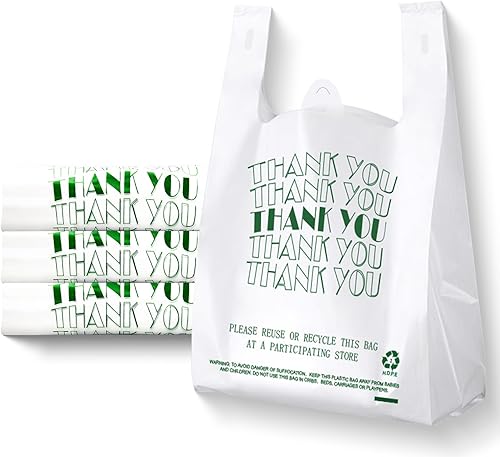 Cheardia Bolsa de plástico, Blanco & Verde