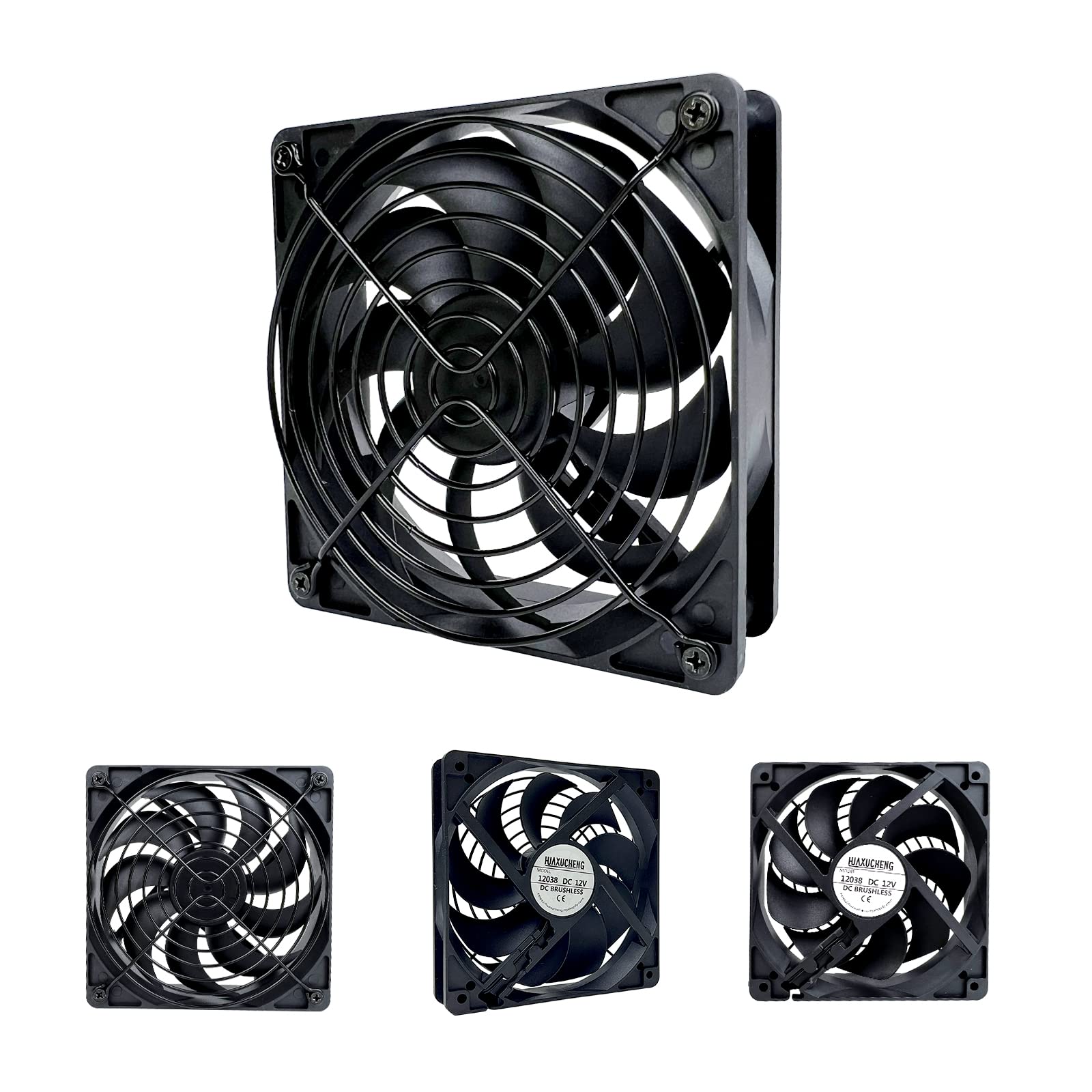 Amazon.co.jp: CHUIZIRIG 120x120x25mm 120mm 12V 0.45A 2ピン