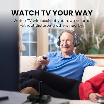Avantree HT5009 - Plus -Wireless TV Headphones with aptX-Adaptive