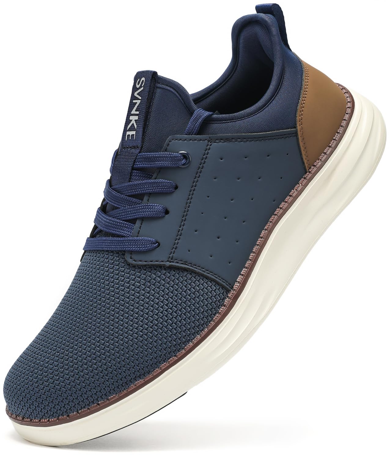 SVNKE Hombre Hands Free Slip On Zapatillas Hombre Zapatos Sneakers Casual Deportivas Caminar Correr Deportivas Gimnasio Moda cómodo Viajar clásicos de Negocio