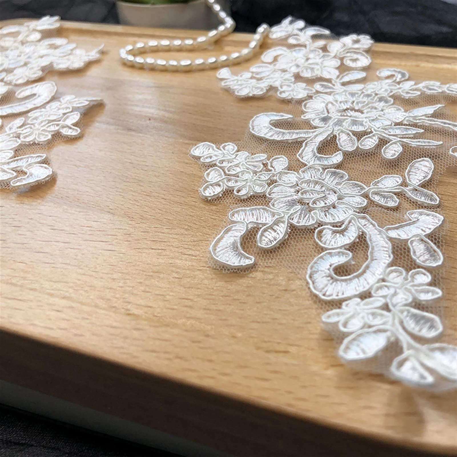 Gorgecraft 5 Yard Girasole Fiore Pizzo Trim Ricamo Nastro Scuro Color Salmone Fai Da Te Pizzo Floreale Applique Cucito Mestiere Bordo Del Merletto Trim Per Abiti Da Sposa Abbellimento Fai Da Te