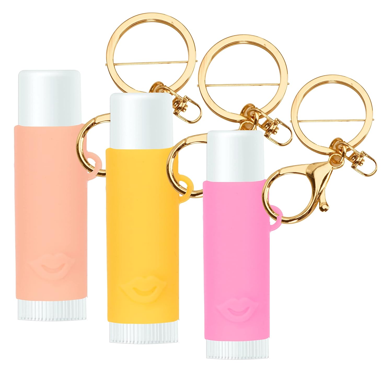 Yosuny Lip Balm Elastic Sleeve, Lip Balm Keychain Holder