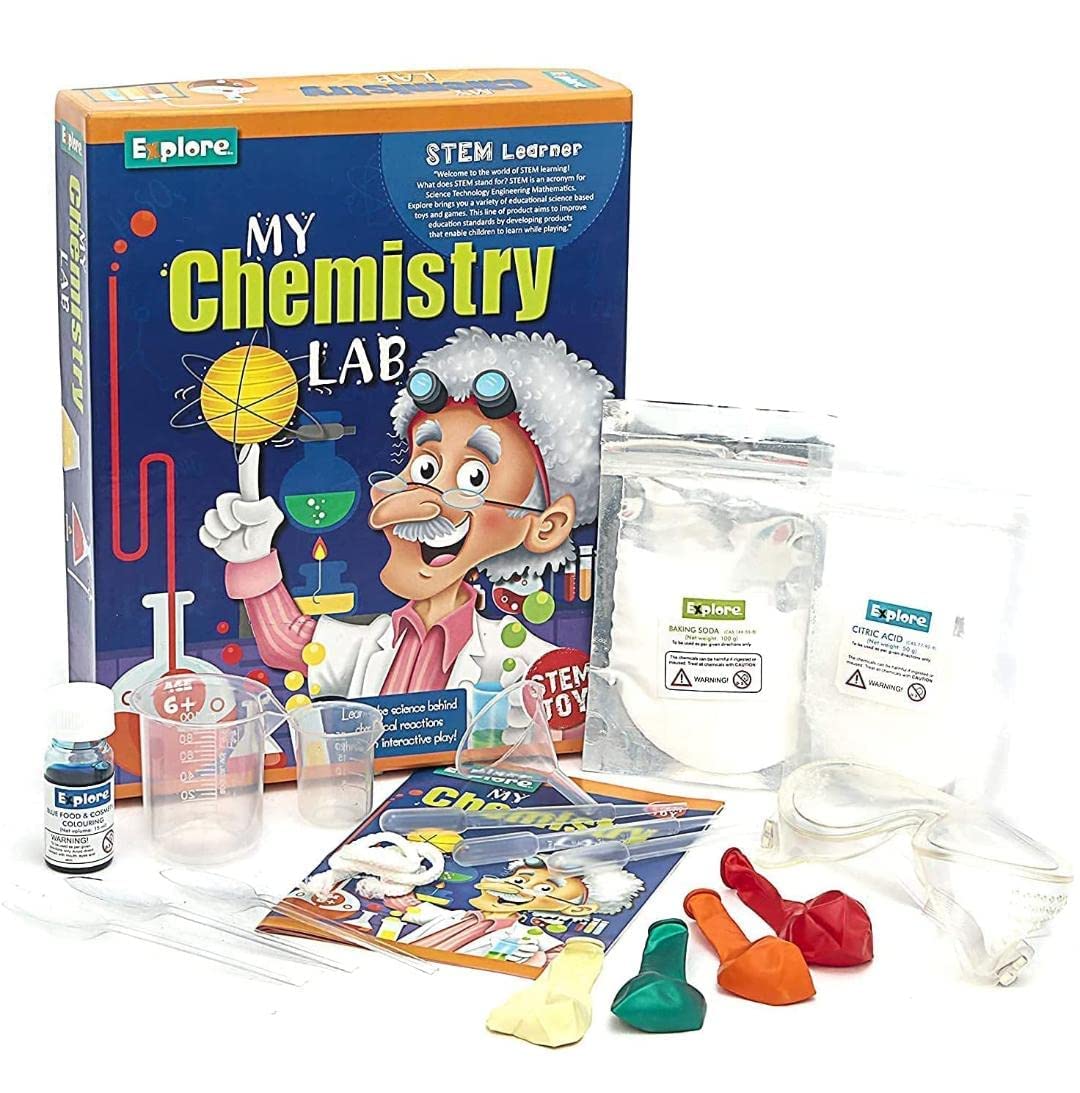Little Jumps | Explore | STEM Learner | My Chemistry Lab (Learning & Educational DIY Activity Toy Kit, for Ages 6+ of Boys and Girls) (My Chemistry) Pack of 5