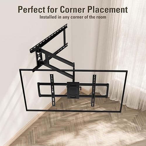 Miniatura 4 de Mounting Dream Soporte de pared para TV de brazo largo para TV de 37 a 75 pulgadas, soporte de pared de TV de esquina con extensión de 32 pulgadas,