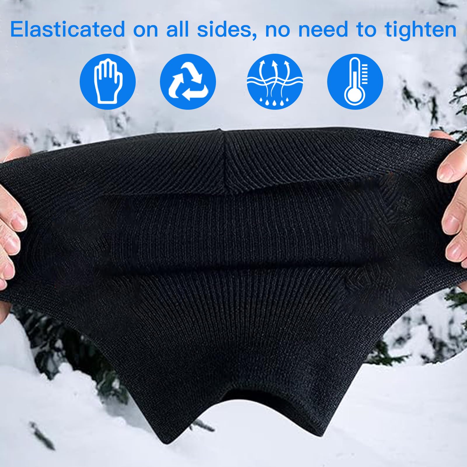 2 Pezzi Passamontagna Balaclava, Moto Sottocasco, Passamontagna Traspirante per Il Viso, Maschera-Unisex, Taglia Unica