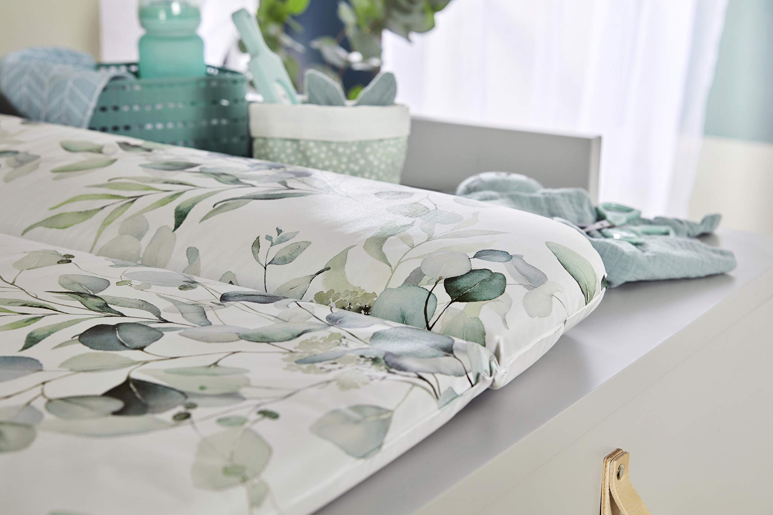 Rotho Babydesign Special Edition Cambiador, Multicolor (Natural Leaves), 72x85x5 cm