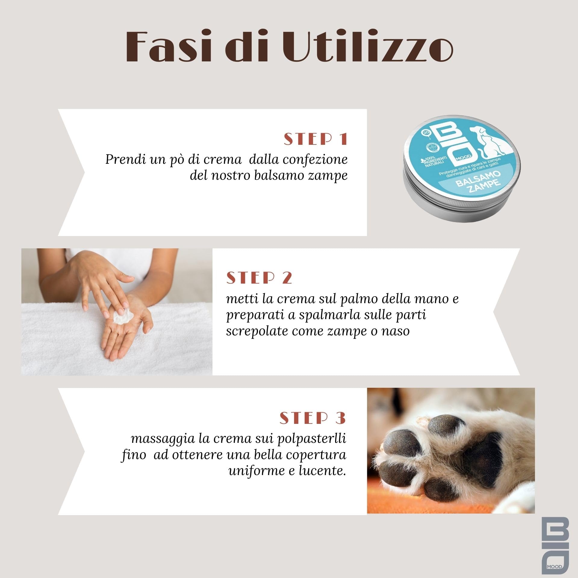 Balsamo Protettivo Per Zampe Di Cani E Gatti - Crema Idratante Naturale Per Naso E Pelle Secca - Foto 9