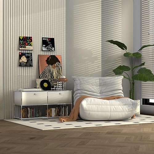 Miniatura 5 de ILYXY Paquete de 8 soportes para discos de vinilo acrílico, soporte de pared para discos de vinilo negro de 12 pulgadas, estantes de vinilo