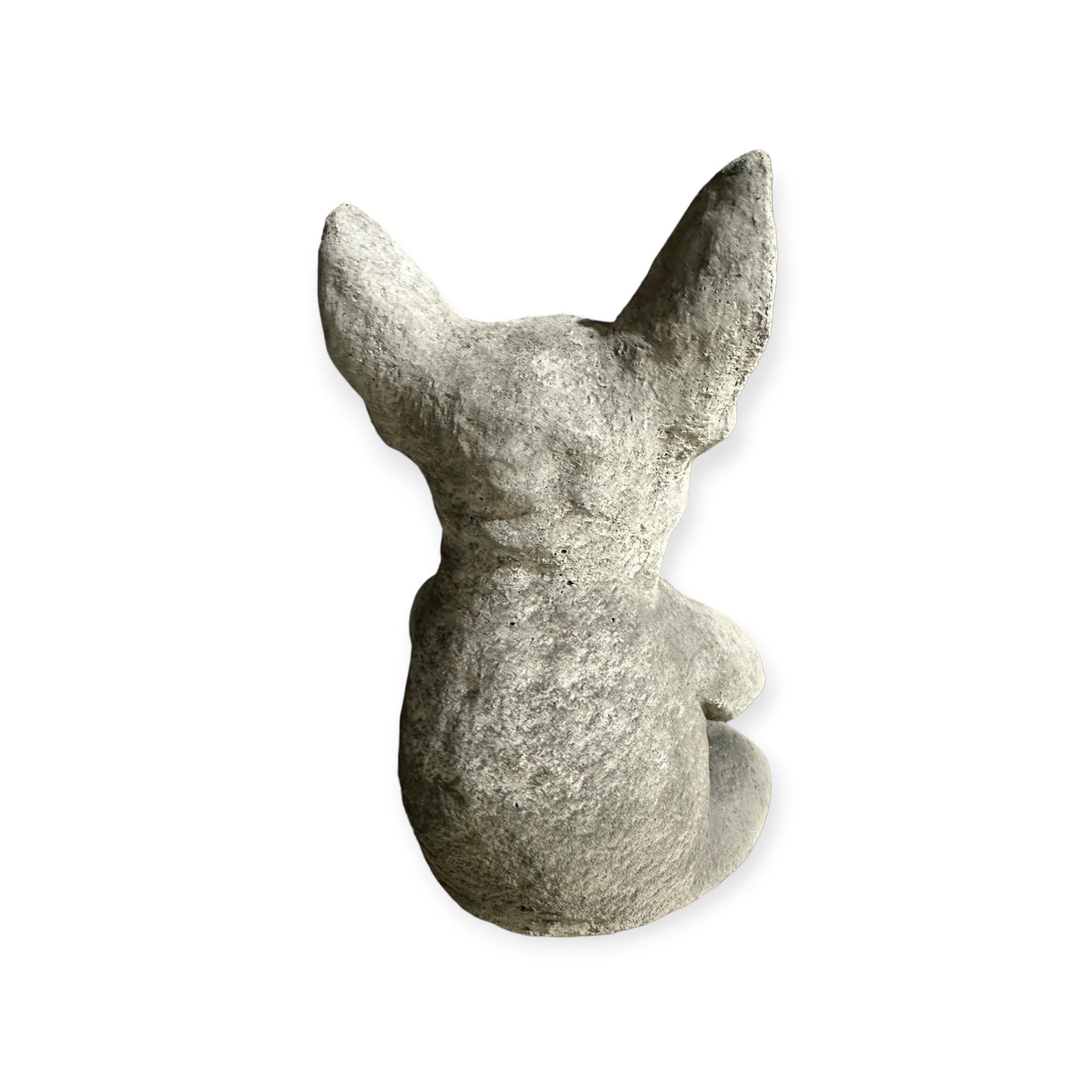 OriginalPaul Skulp & Betondesign Steinfigur Yoga Französische Bulldogge Massiv Gartenfigur Geschenkidee Höhe 30cm Gewicht ca. 8kg Frenchie