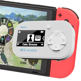 NFC Emulator for Switch 1 & 2, Game Tag Manager with OLED Screen.