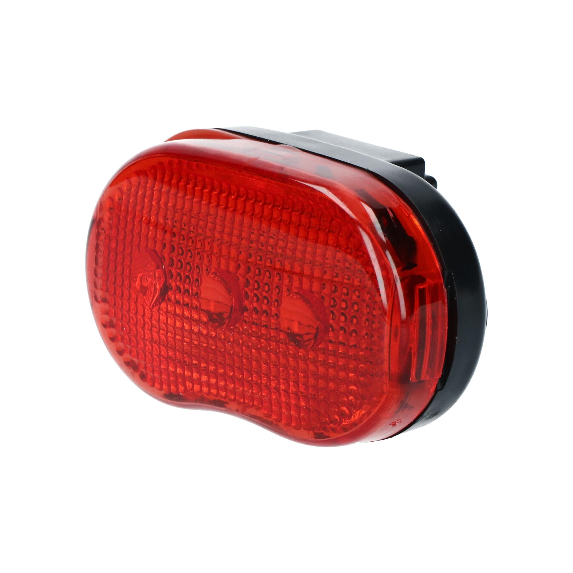 Dresco - tylne światło 3 baterie LED czerwone/czarne - czerwone, czarne