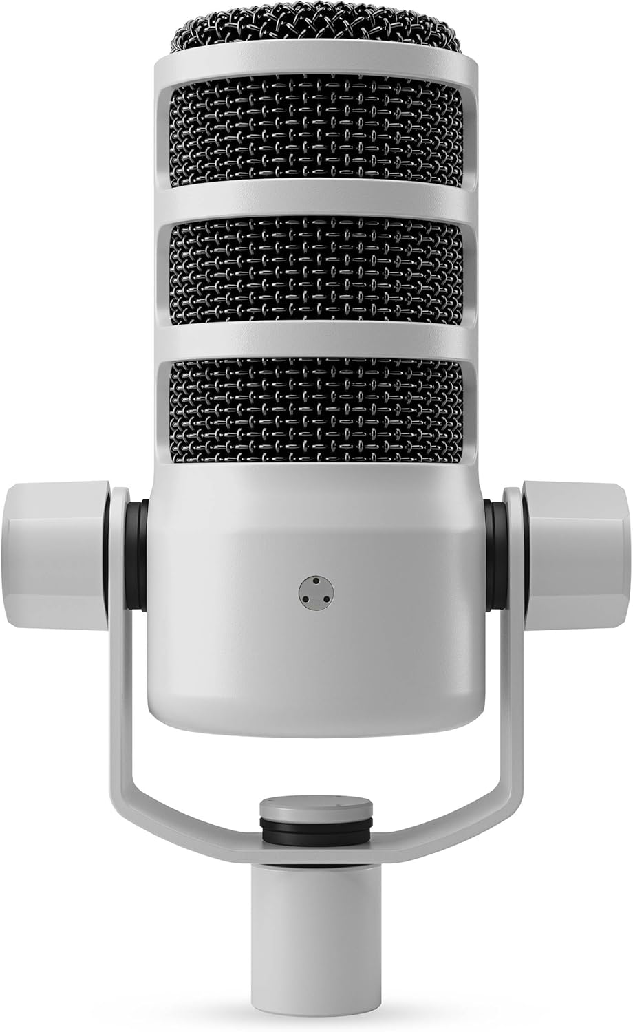 Rode PodMic USB Dynamic Broadcast Microphone (White) with Rode Desk Stand 2 (DS2) and XLR Cable