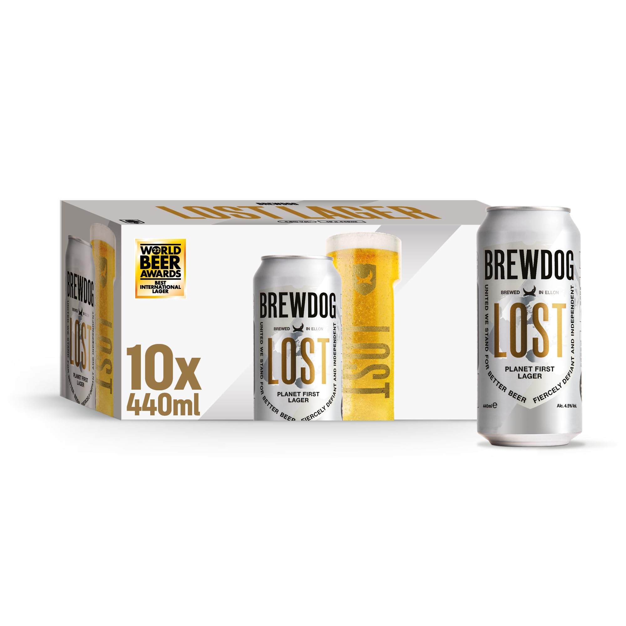 BrewDog Lost Lager Can, 10 x 440ml