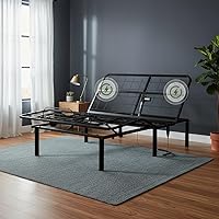 Vista 20 de Marsail Base ajustable NS0 con juego de colchón, marco de cama ajustable Split King + colchón de espuma viscoelástica de gel de enfriamiento de 14