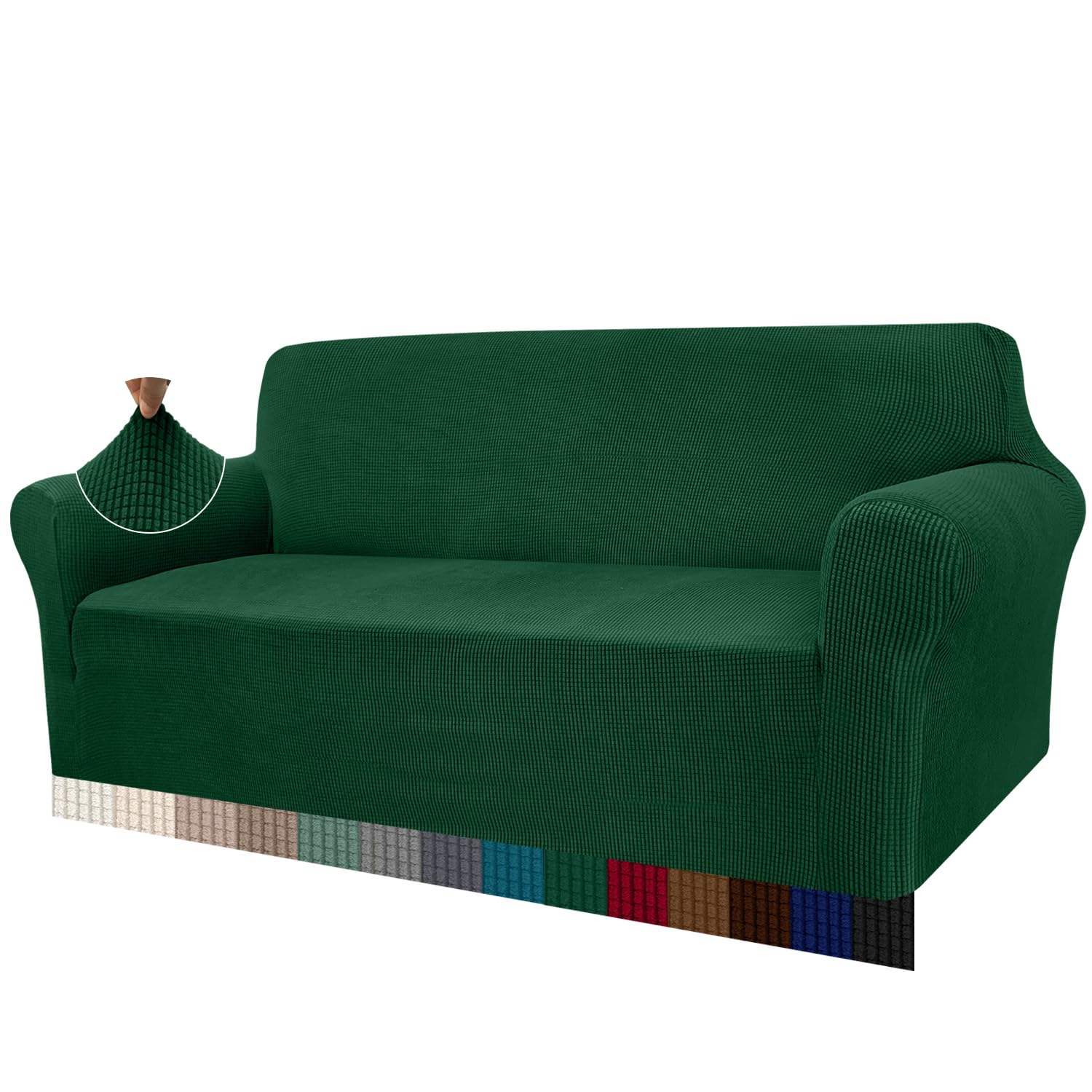 Granbest High Stretch Sofabezug Moderne Sofaüberwurf Jacquard Elastische Sofahusse für Wohnzimmer Protector für Hunde Haustiere
