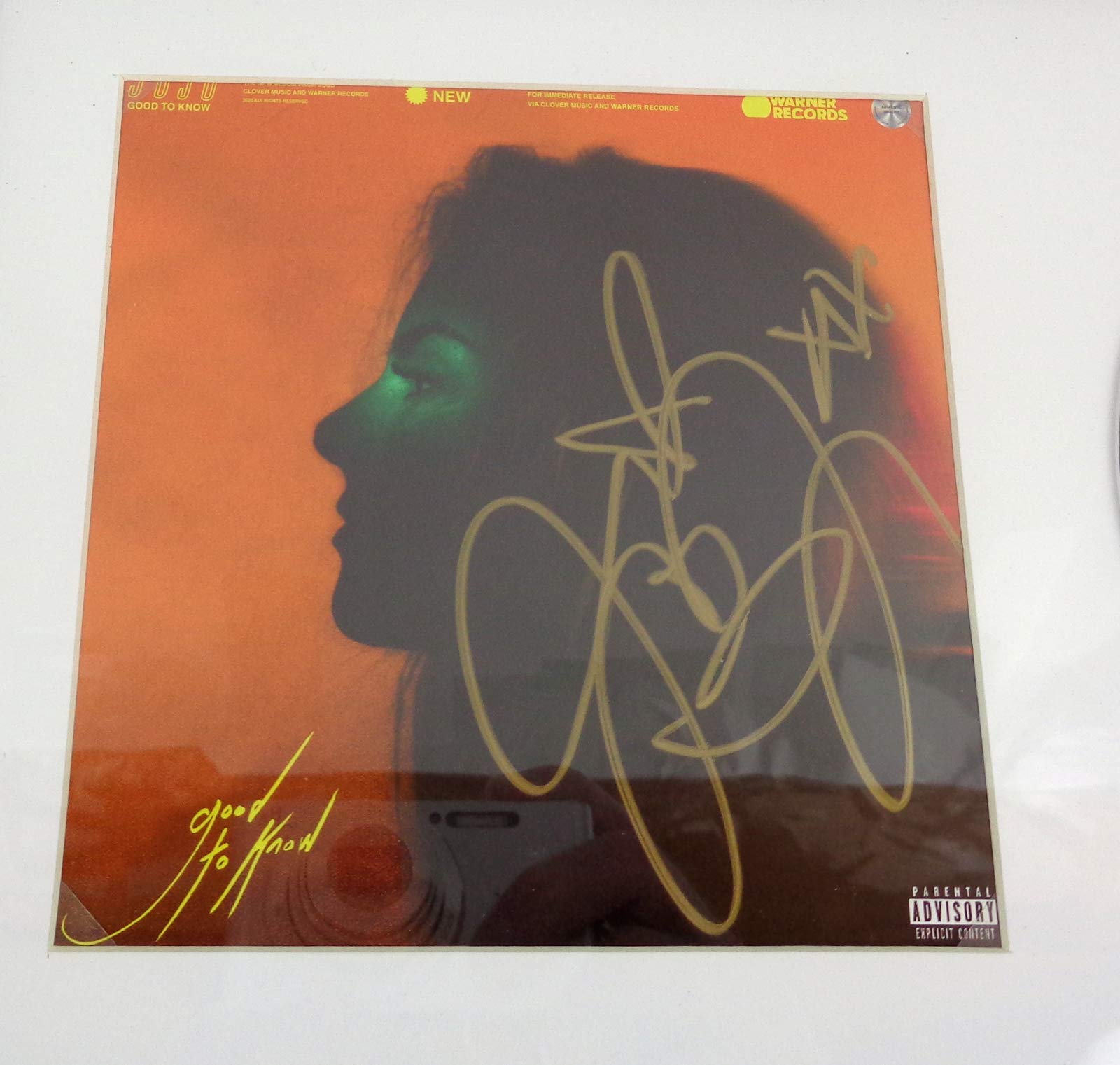 Jojo Signed Autograph Good To Know CD Framed PSA/DNA COA at