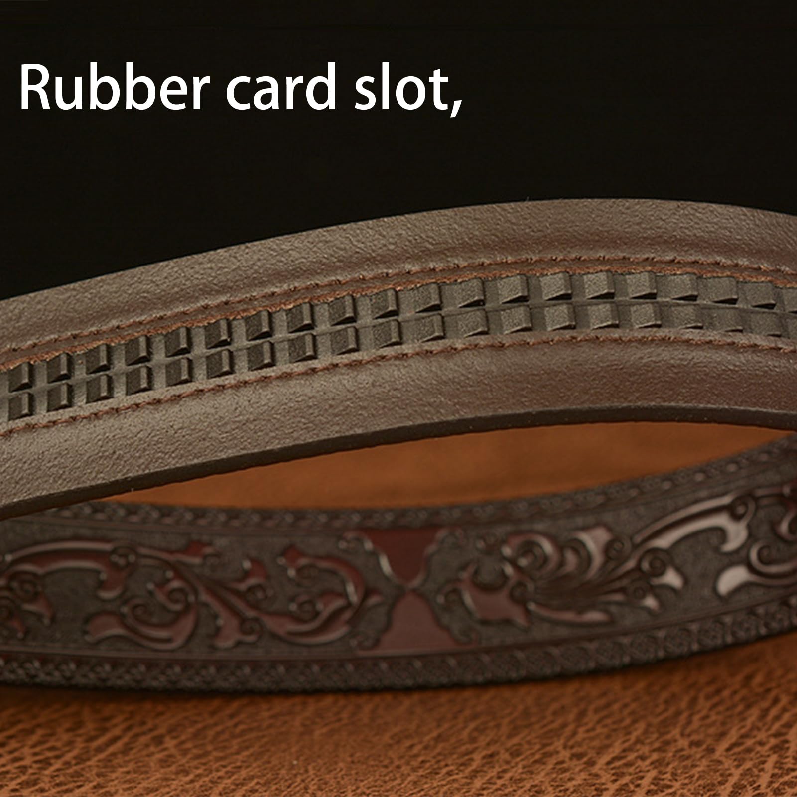 Ceinture extensible en cuir pour jeans