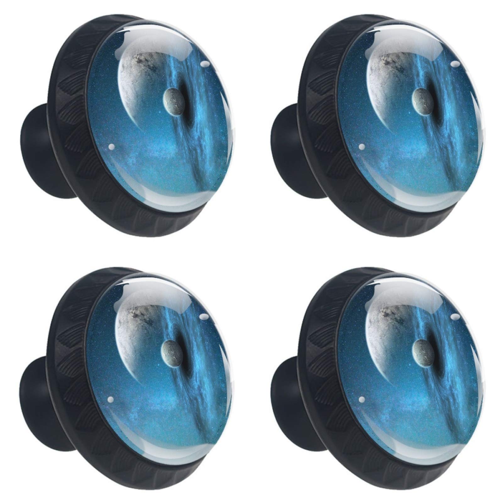 Boutons de meuble en verre Galaxy de 30 mm pour finition haut de gamme