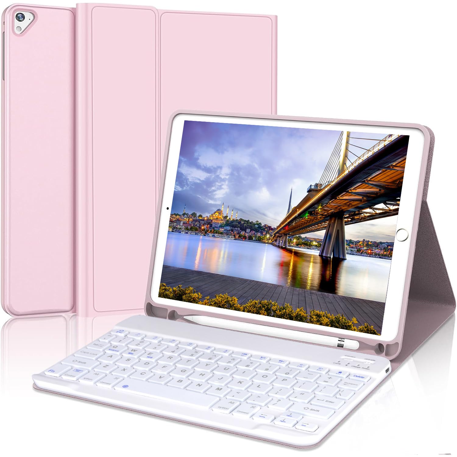 Amazon | iPad 第6世代 キーボードケース 第5世代 キーボード (9.7