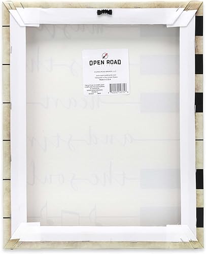 Miniatura 3 de Open Road Brands Lienzo decorativo de pared con citas musicales de teclas de piano, música mueve el corazón y agita el alma, lienzo de piano