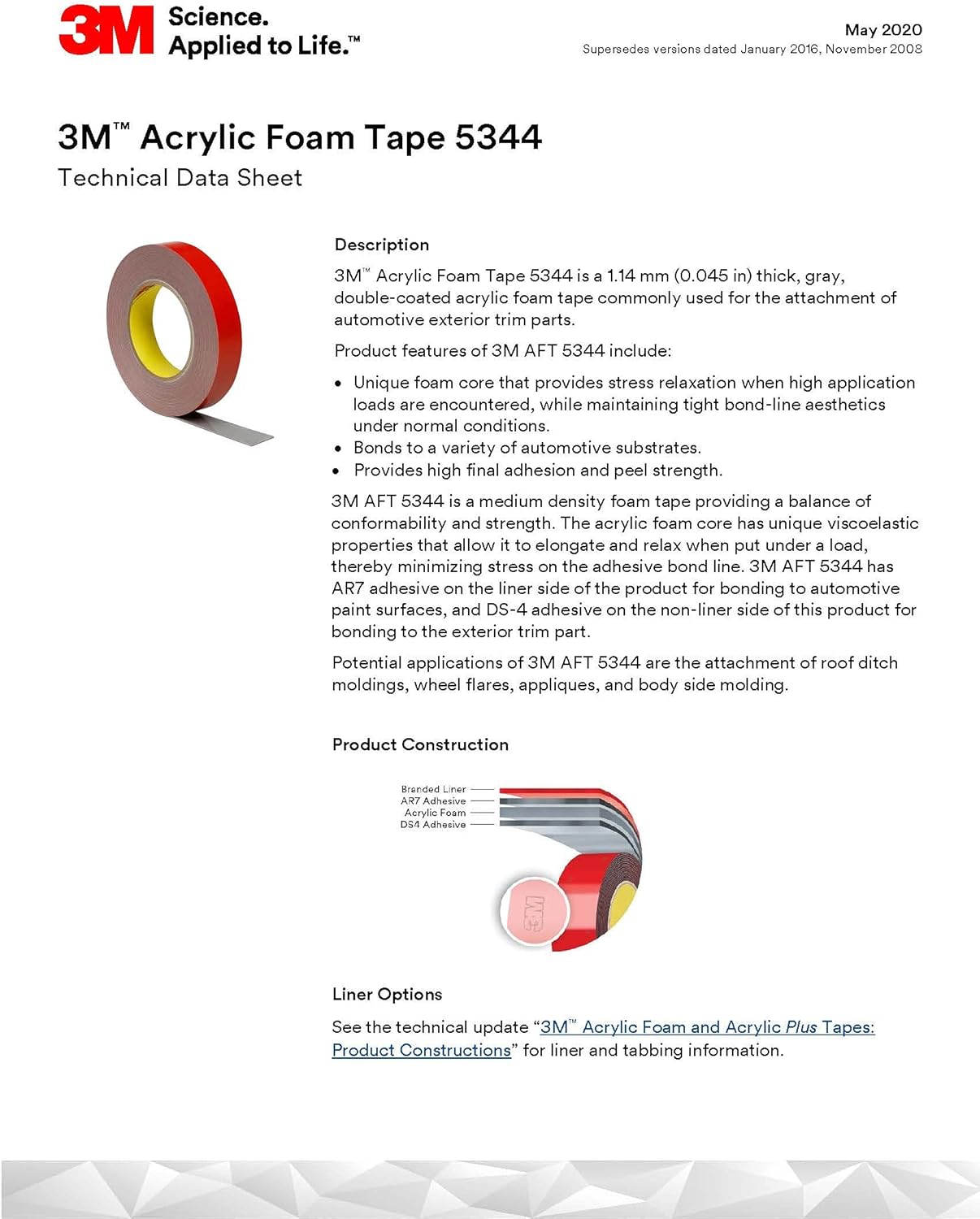 ESI Ribbed Rectangle Rubber Seal – .187” Height .500” Width 25’ Length – EPDM Foam Rubber Seal with 3M 4011 Acrylic Foam Tape, Ideal Door and Window, Automotive Weather Stripping, Garage, Cars, Boats