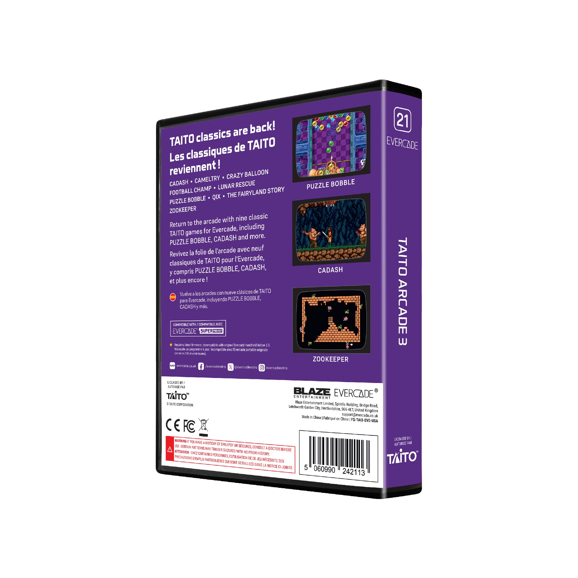 Blaze Evercade Taito Arcade 3 - 3