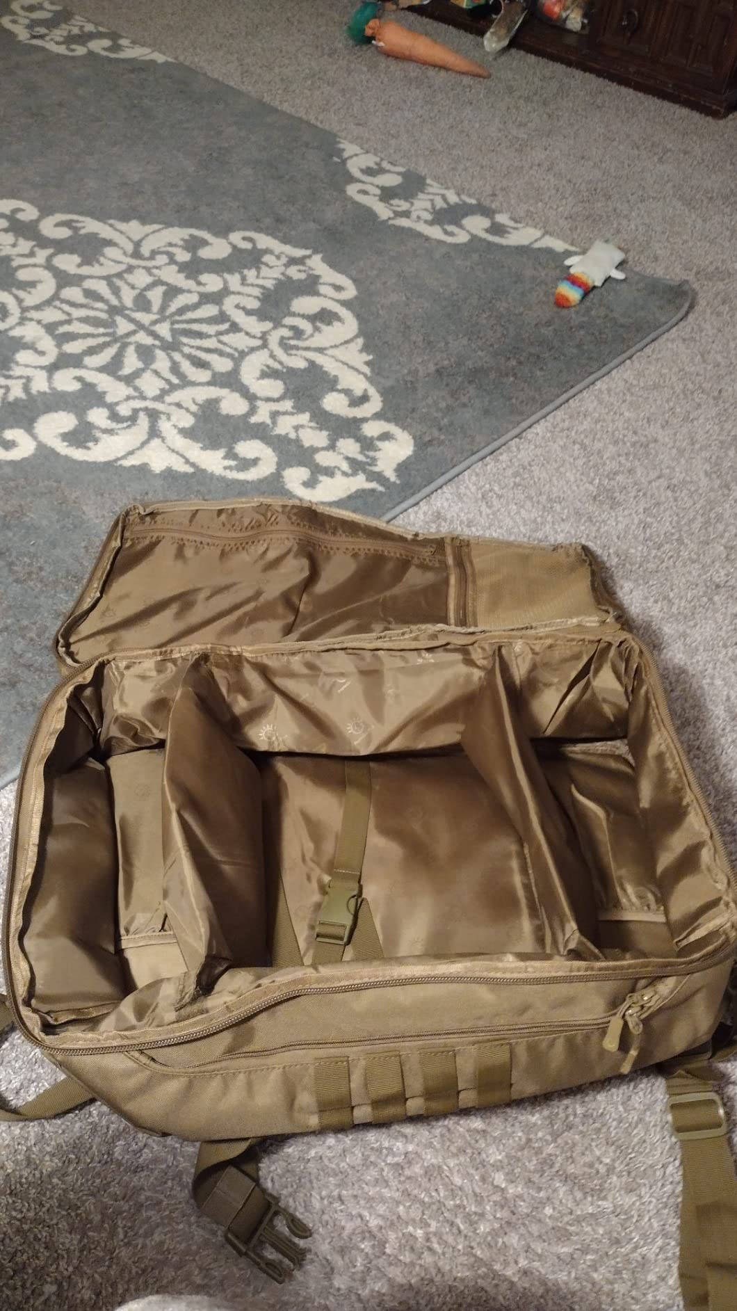 ArcEnCiel 60L Tactical Duffel Rucksack – Wasserdicht, Aus 1000D Nylon, Mit Regenhülle & Patch, Für Outdoor & Camping