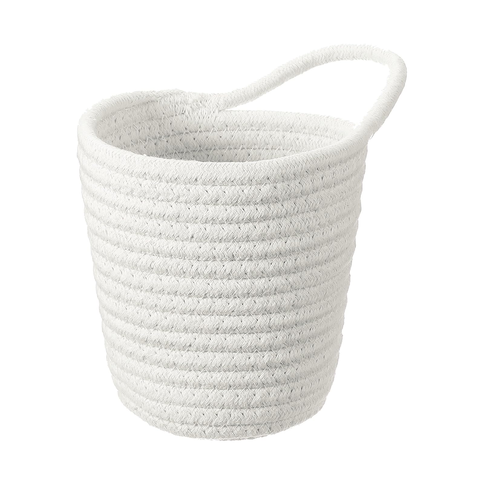 Panier de rangement en corde de coton petit modèle pour placard