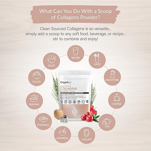 Miniatura 4 de Organixx Paquete de péptidos de colágeno en polvo (20 porciones) y curcumina de cúrcuma (60 cápsulas)
