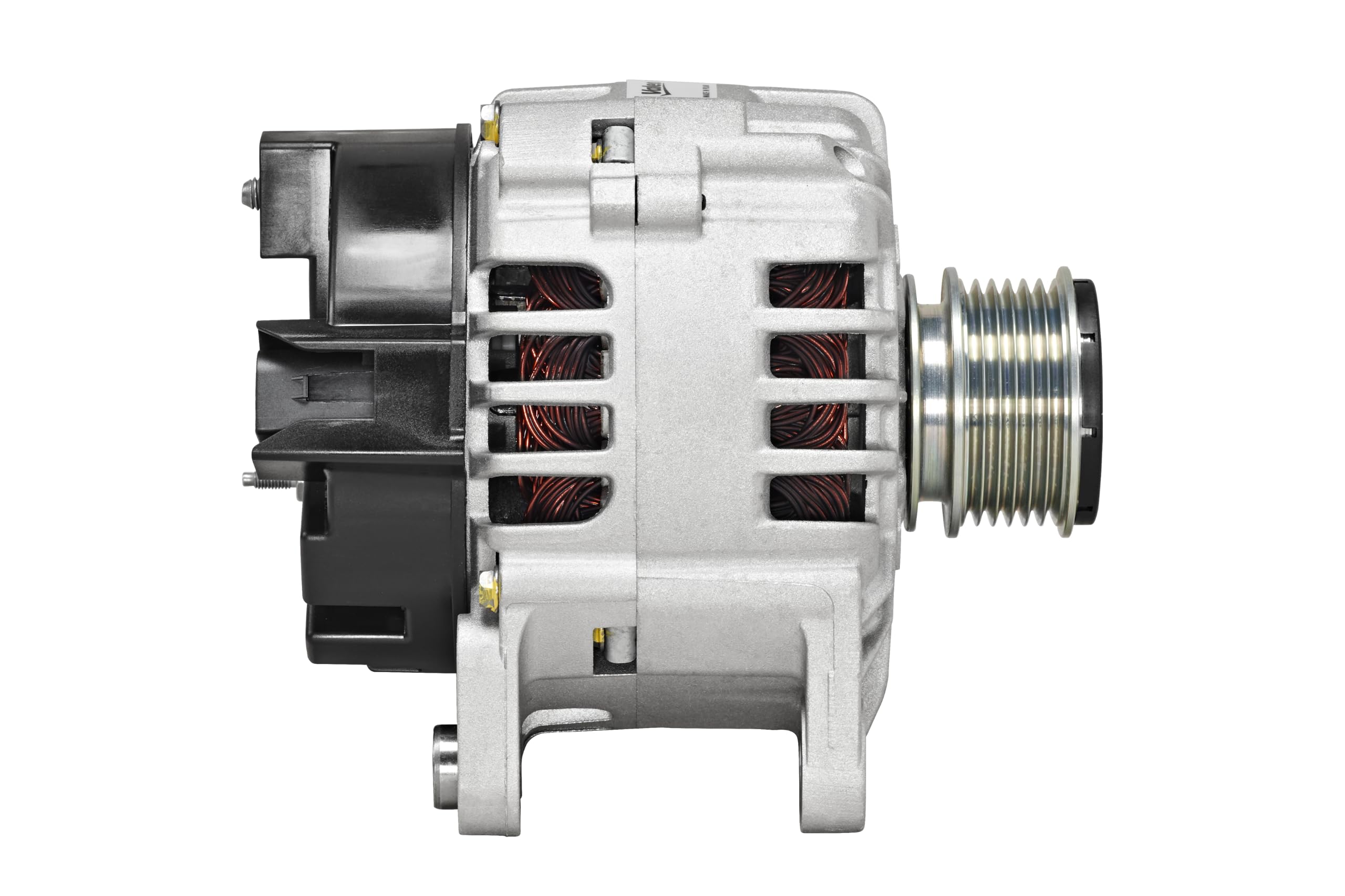 VALEO-439312-Alternador-- Intensidad de carga del alternador: 120 Amp - Estrías: 6 estrías - Polea de correa: 57,2 mm - Tensión: 14 V - Sentido de rotación: CLOCKWISE