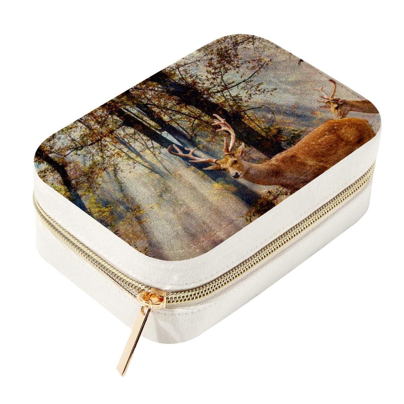 Organiseur de bijoux portable anti-nœud avec fermeture en métal robuste