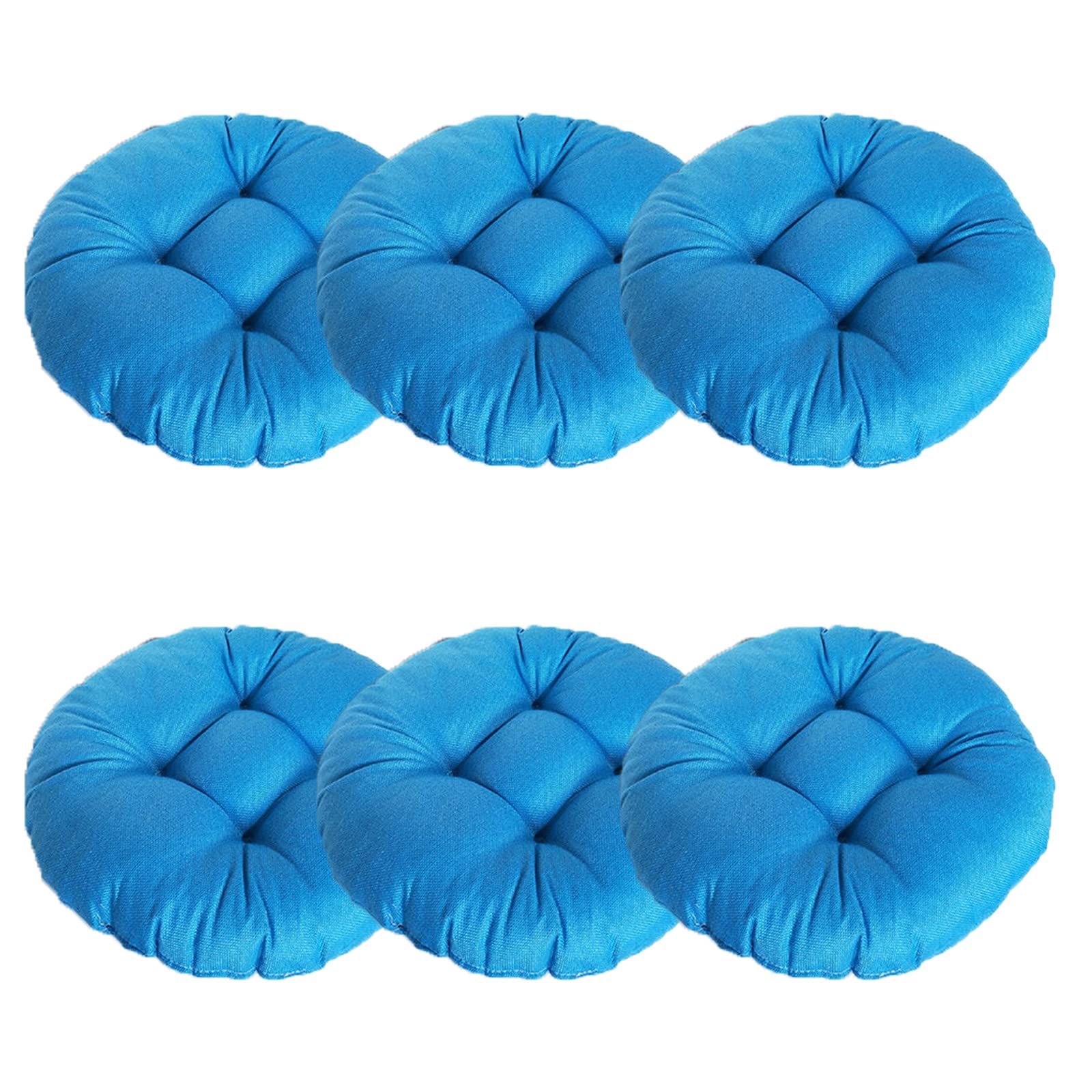 Coussins de cuisine ronds antidérapants et galettes de chaise lot de 6