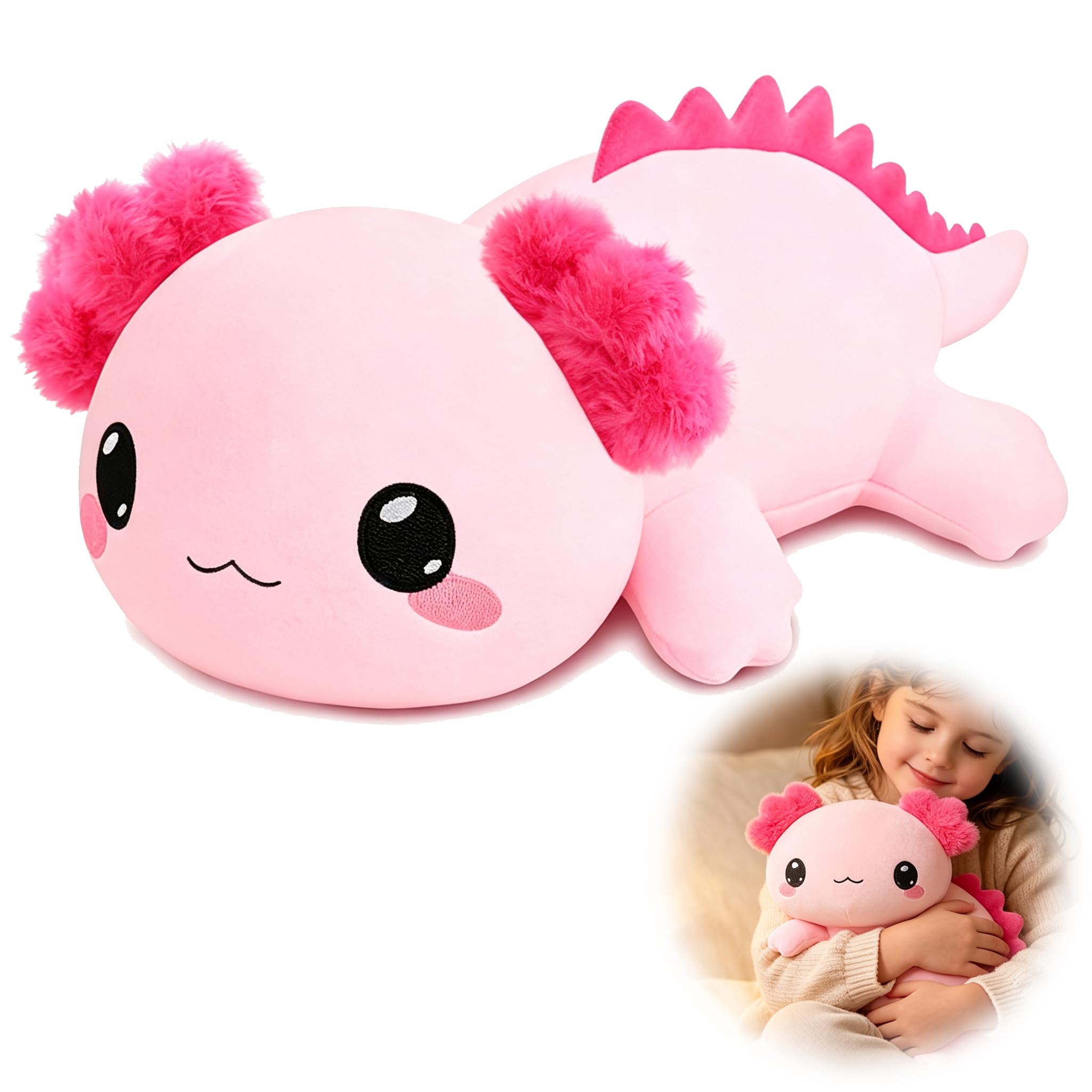 ZPSCXQ Plush Toys - Plush Pillow Cartoon Soft Plush Animal Shaped Cute Toy Anime Pillow Christmas Birthday New Year Collectable Gift Home Decoration
