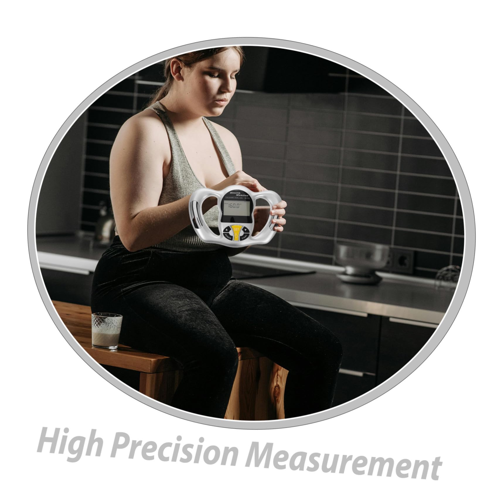 Analizzatore Portatile Bmi e Grasso Corporeo Multifunzione Strumento Peso e Composizione per Monitoraggio Salute e Gestione Fitness