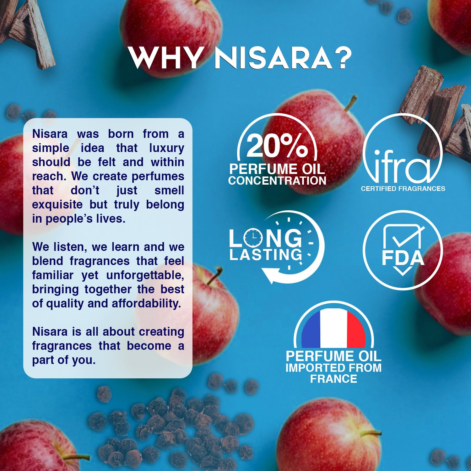 Nisara Aqua Night EDP Perfume for Men,100ml | Premium, Long Lasting Eau De Parfum | Fresh Aquatic Fragrance with Pineapple, Apple, Rose, Sandalwood & Musk Notes for Him 2