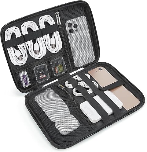 BAGSMART Funda organizadora de viaje para tabletas de 10.2 pulgadas, Tech Pouch Essentials para banco de energía, tarjetas SD, bolsa de disponible en Yaxa Costa Rica