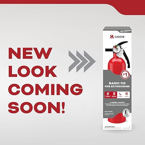 Miniatura 3 de Kidde - Extintor multiusos para hogar, oficina, dormitorio, residencia, 1A10BC, 6 unidades