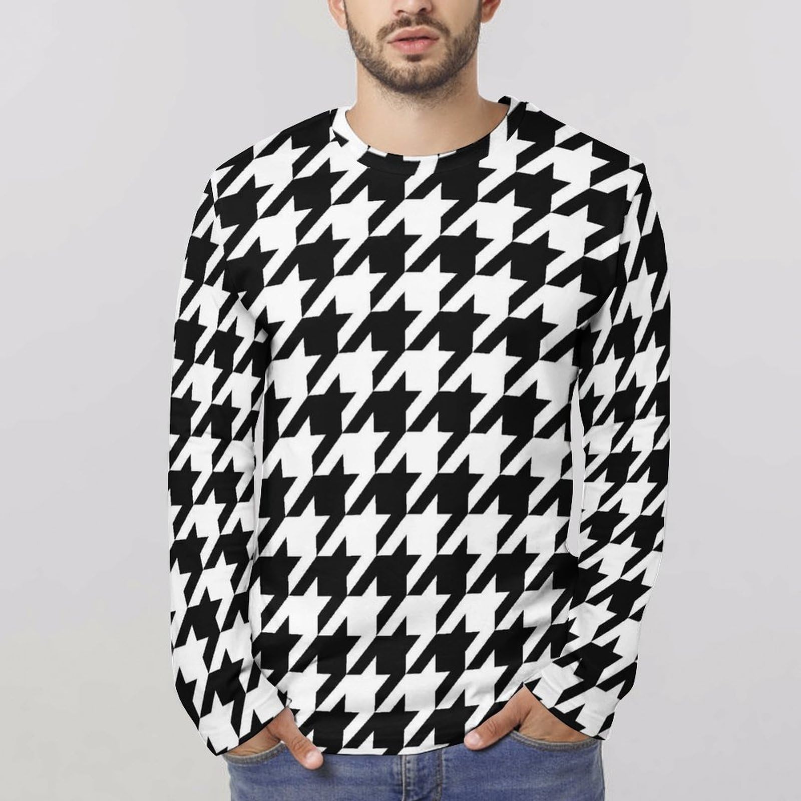 entwa 千鳥格子 ロングシャツ 長袖 entwa 千鳥格子 ロングシャツ 長袖 - メルカリ