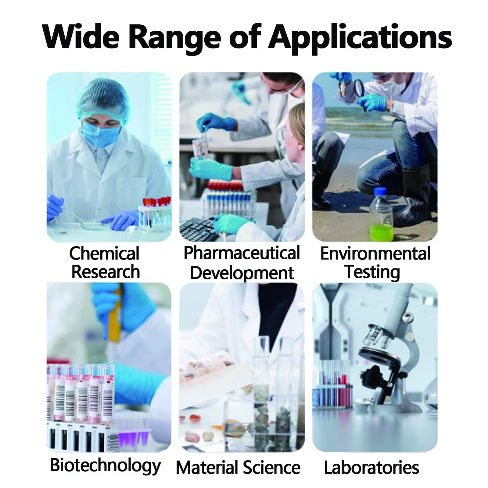 Digitaler Overhead-Rührer, 100–2000 U/min Drehzahl, 20 l maximale Kapazität, 304 Edelstahl-Paddel, Digitalanzeige für Chemie, Biologie, Forschung