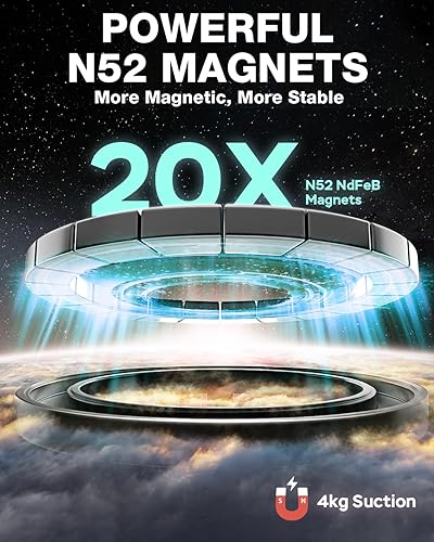 Miniatura 5 de Smolink Soporte de teléfono Tesla, soporte magnético de metal fuerte para automóvil Dashborad y Tesla Model 3YSX, plegable oculto para soporte de