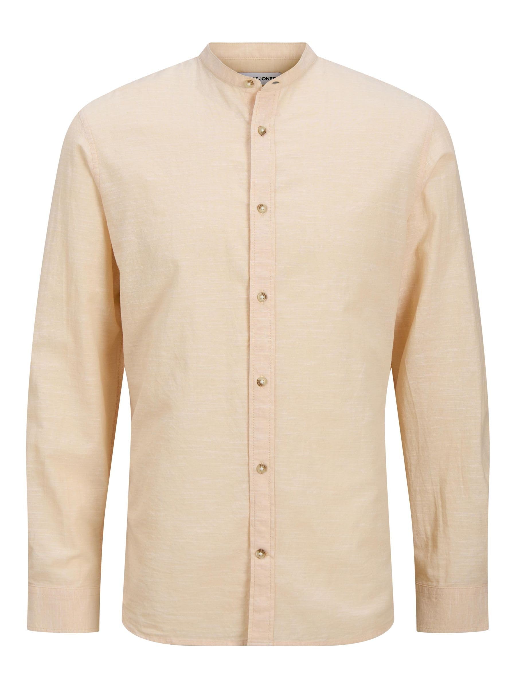 JACK & JONES Jjesummer Band Shirt LS Sn Camisa de Manga Larga Hombre (Pack de 1)