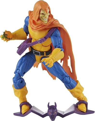 Spider-Man Marvel Legends Series - Figura de acción Hobgoblin de 6 pulgadas, diseño inspirado en Toy Biz, incluye 3 accesorios: planeador, bomba de