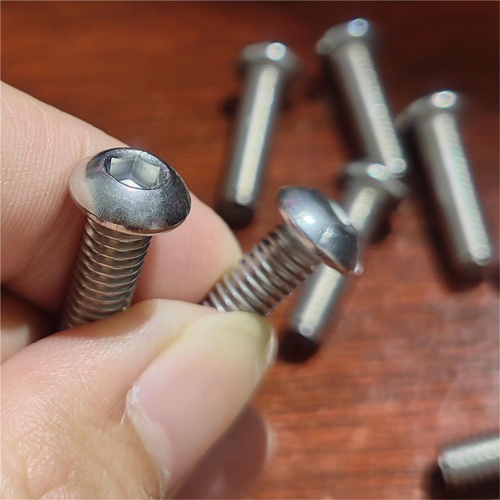 Dübel 10mm M2 .5 M3 M4 M5 M6 304 Edelstahl Innensechskantschrauben Sechskant A2 Inbusschrauben Schraube mit metrischem Gewinde(DIN912,50MM_M2 (50PCS))