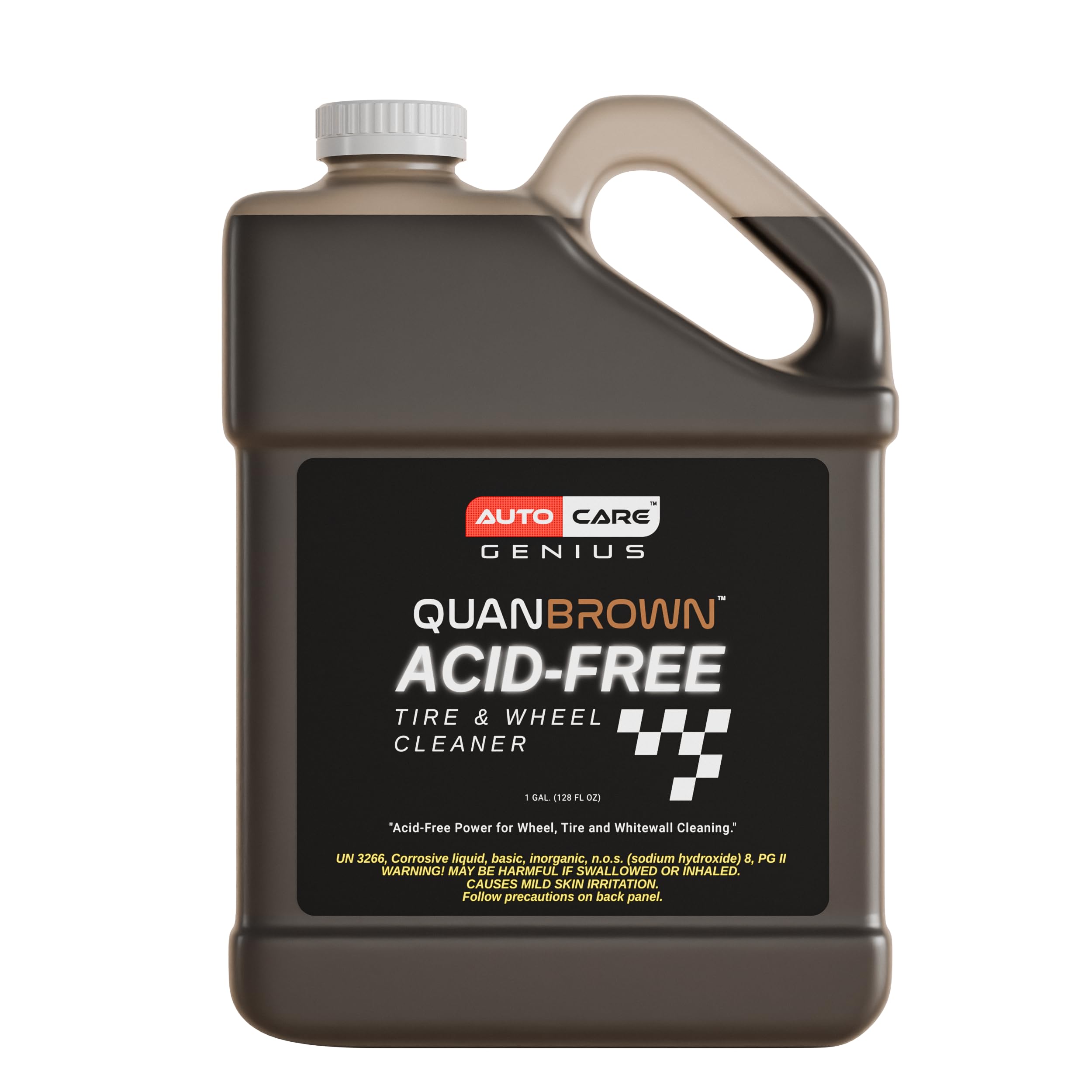 Auto Care Genius Quan Brown Acid-Free Tire & Wheel Cleaner (1 Gallon)