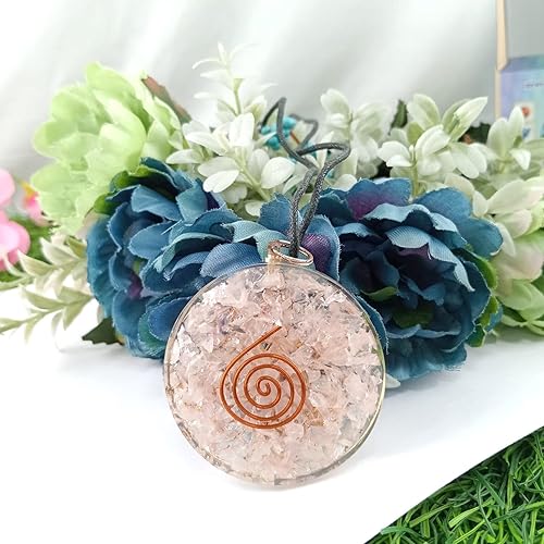 Miniatura 2 de Jet Metatron's Cube Merkaba 7 chakras con piedras de cristal, colgante de orgón de 2 pulgadas aproximadamente, collar generador de energía