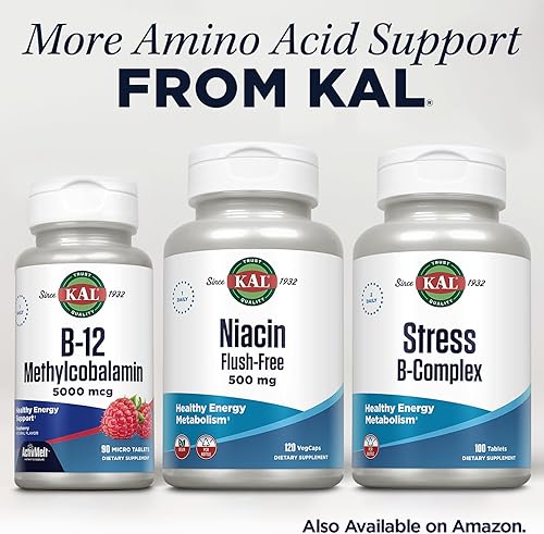 Miniatura 10 de KAL 500 mg comprimidos sin enjuague de niacina, 60 unidades