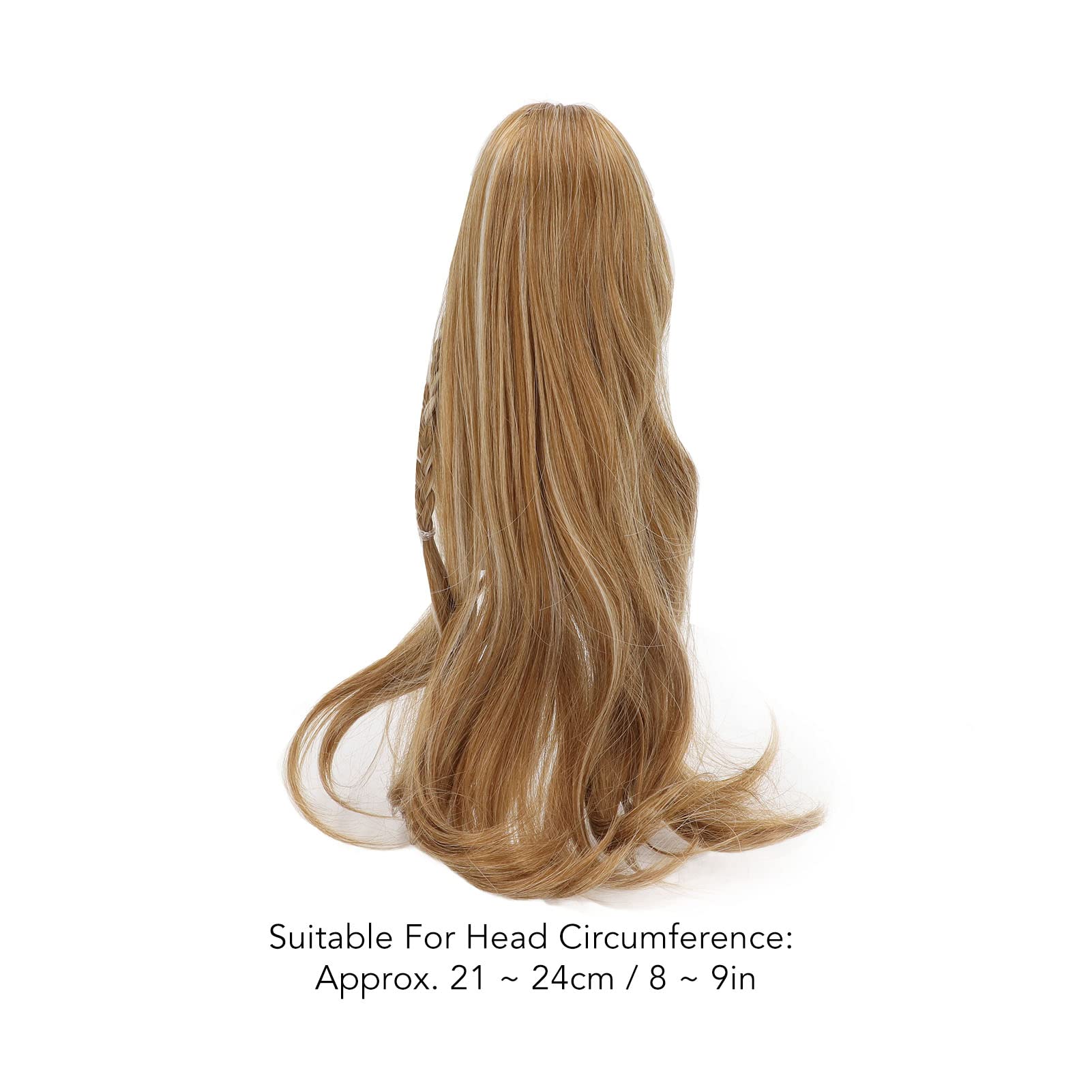 Perruque de Poupée Long Winky 1/3, Cheveux Lin Résistants à la Chaleur pour Artisanat