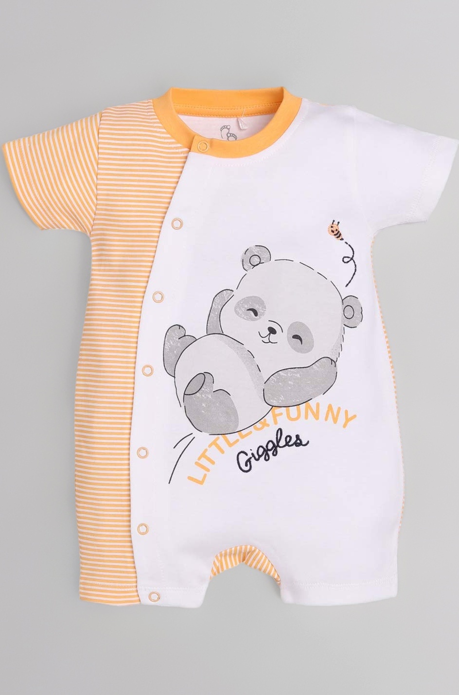 100% Cotton Full Sleeve Regular Fit Regular Romper For Baby Boys