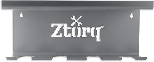 Miniatura 9 de Ztorq Organizador de herramientas de taladro inalámbrico soporte para taladro, estante de montaje en pared y estación de carga para optimizar la